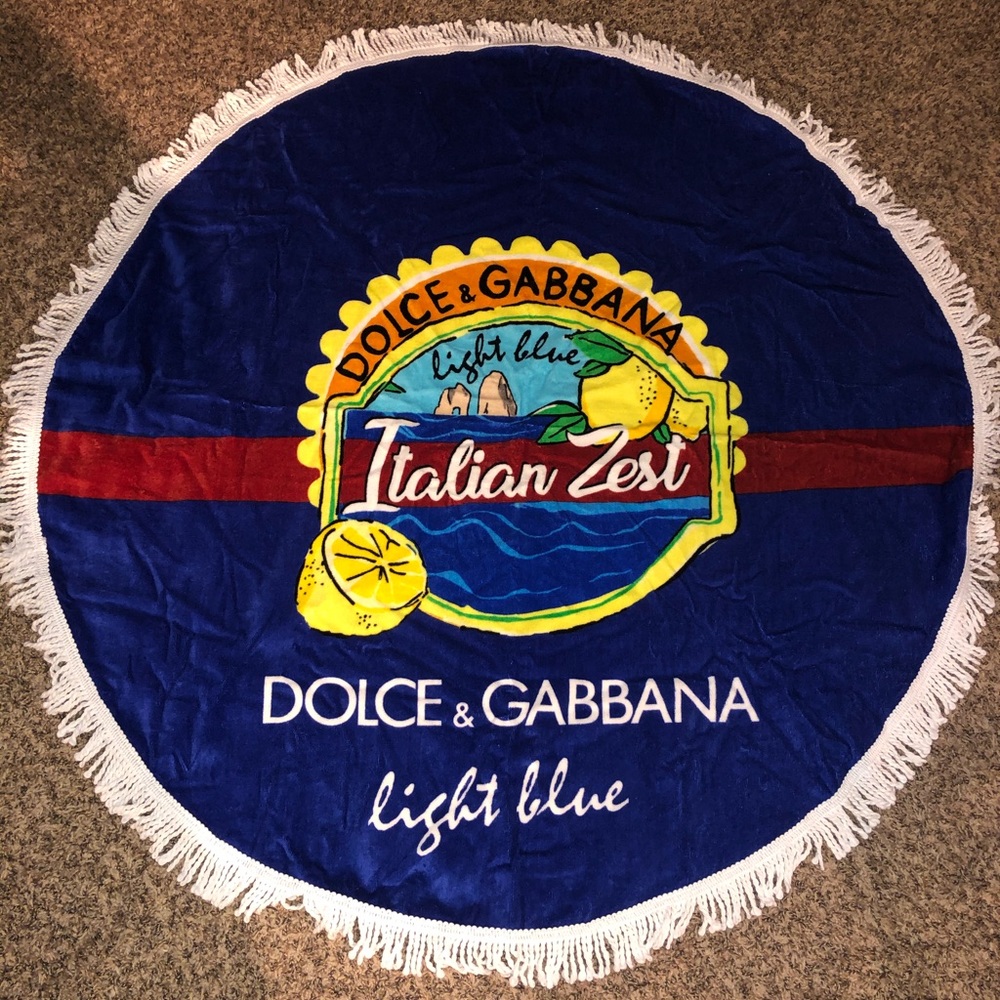 Italian Zest Dolce & Gabbana Beach Towel